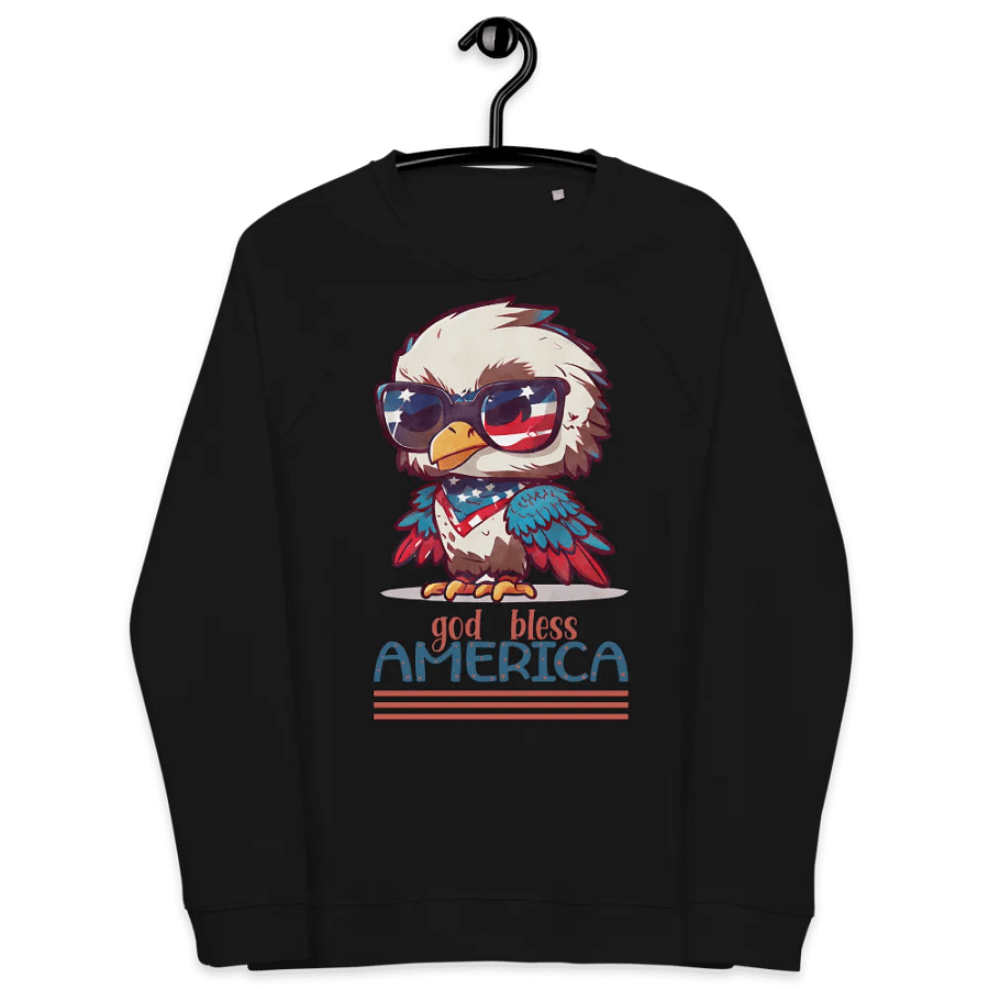 Eco Warrior Eagle Raglan Sweatshirt product image (9)