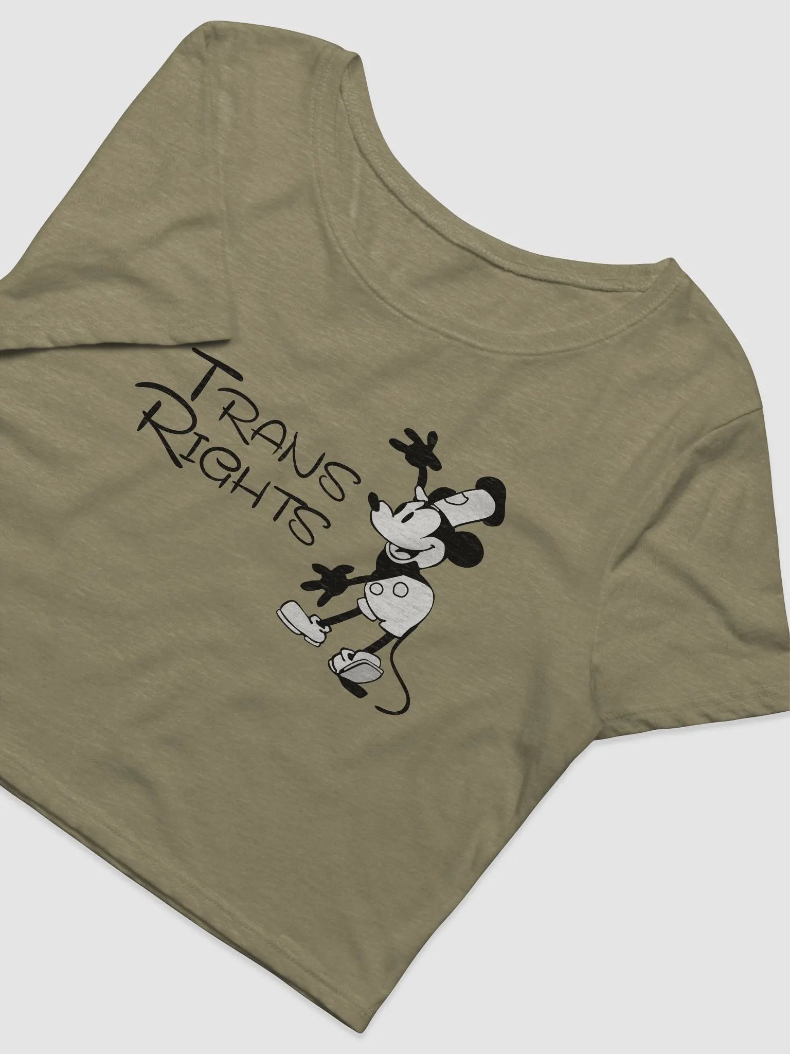 Steamboat Willie - Trans Rights Crop Tee product image (1)