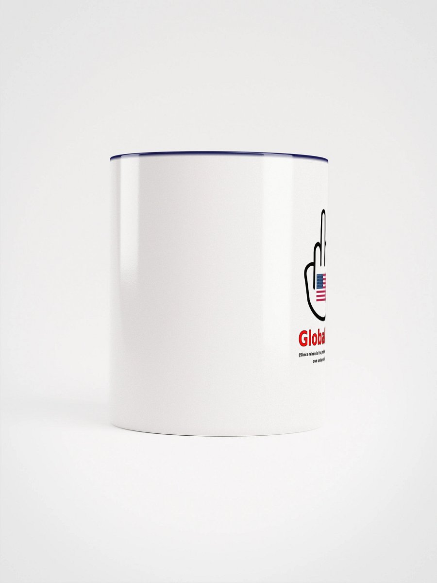 Two-tone Ceramic Mug-MisterFinger-Globalism-B product image (59)