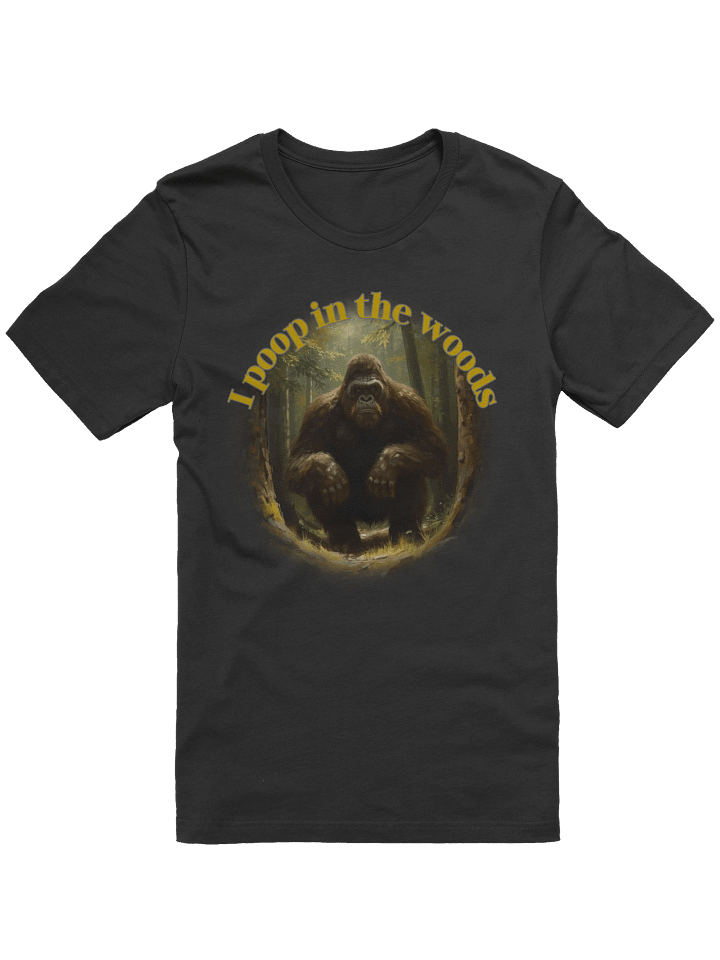 I poop in the woods Printed Bella Canvas Tee product image (3)