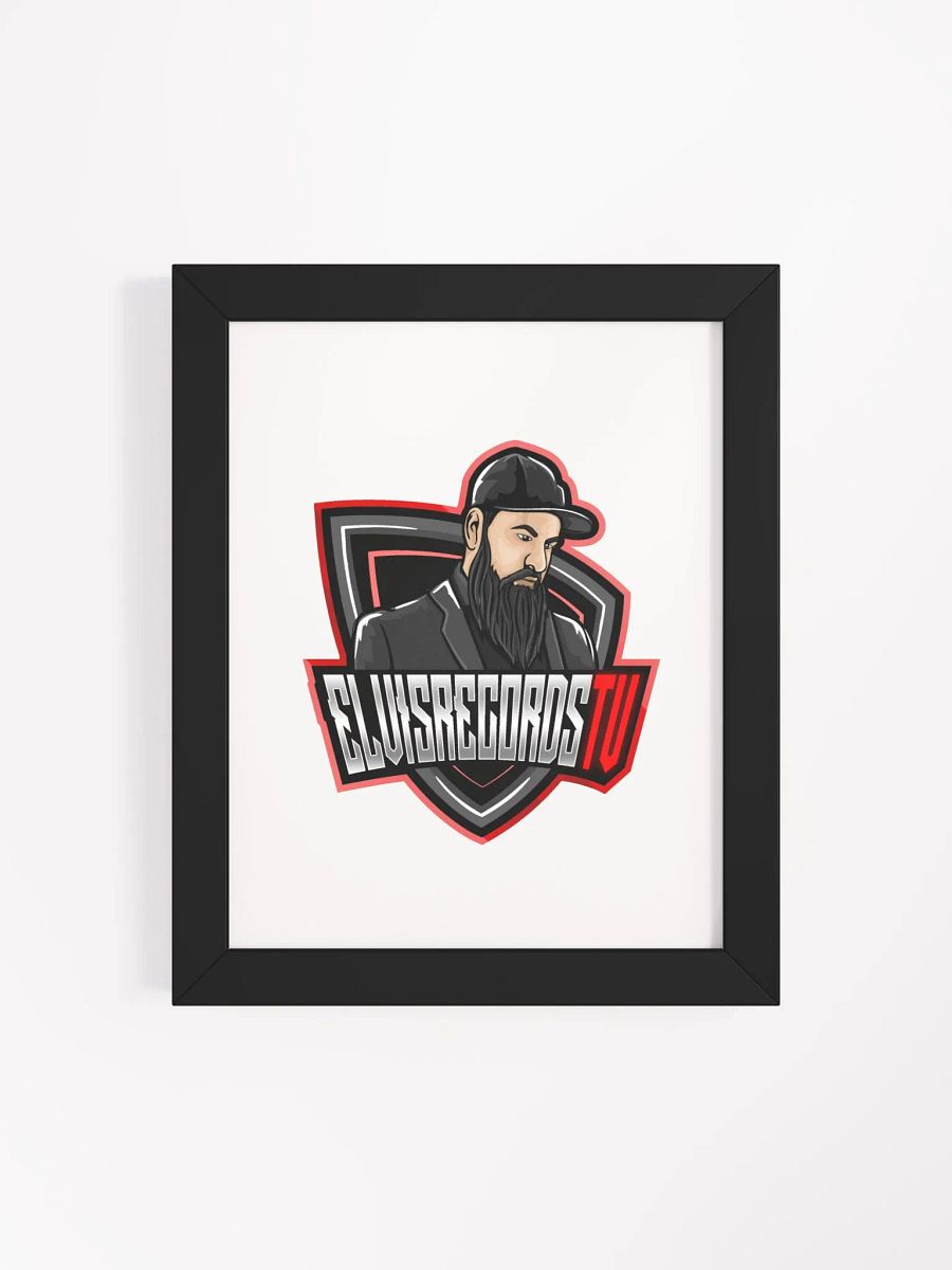 ELVISRecordsTV Logo Framed Matte Poster product image (115)