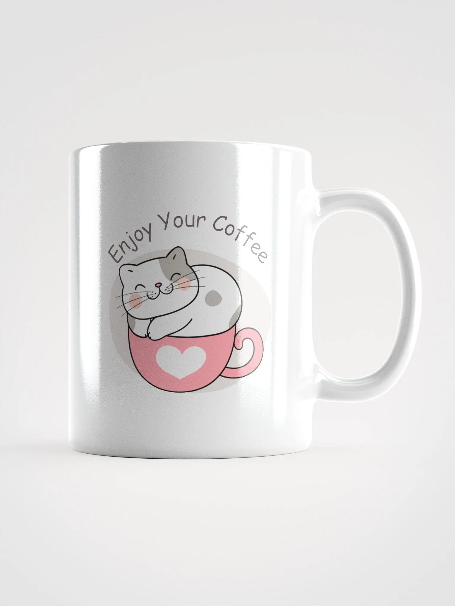 Happy Cat Glossy Mug product image (1)