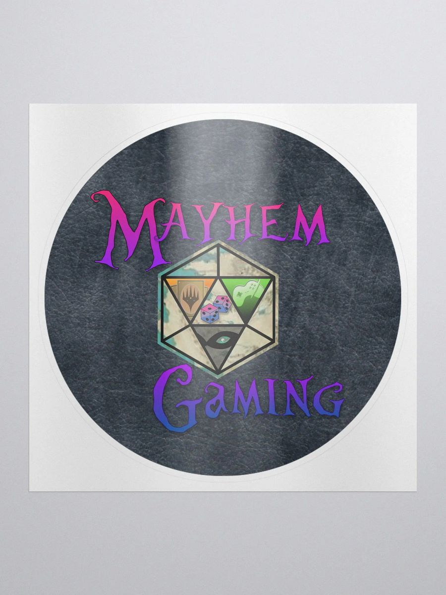 Mayhem Gaming Logo Sticker product image (1)