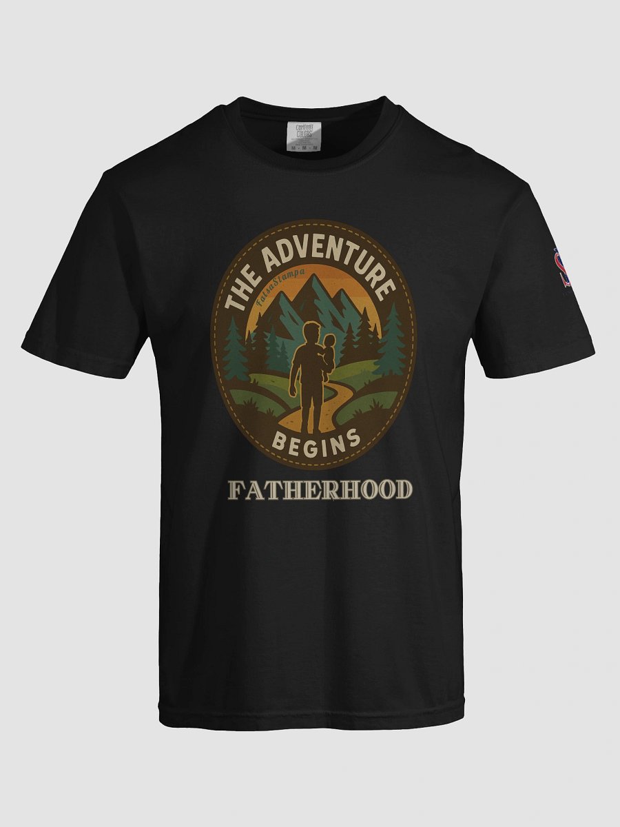 Fatherhood Adventure Emblem Tee product image (35)