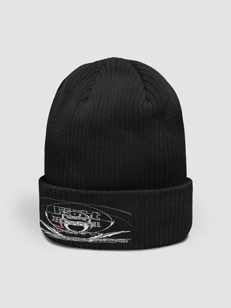Fight Hard Earn Respect - Embroidered - Organic Ribbed Beanie product image (6)