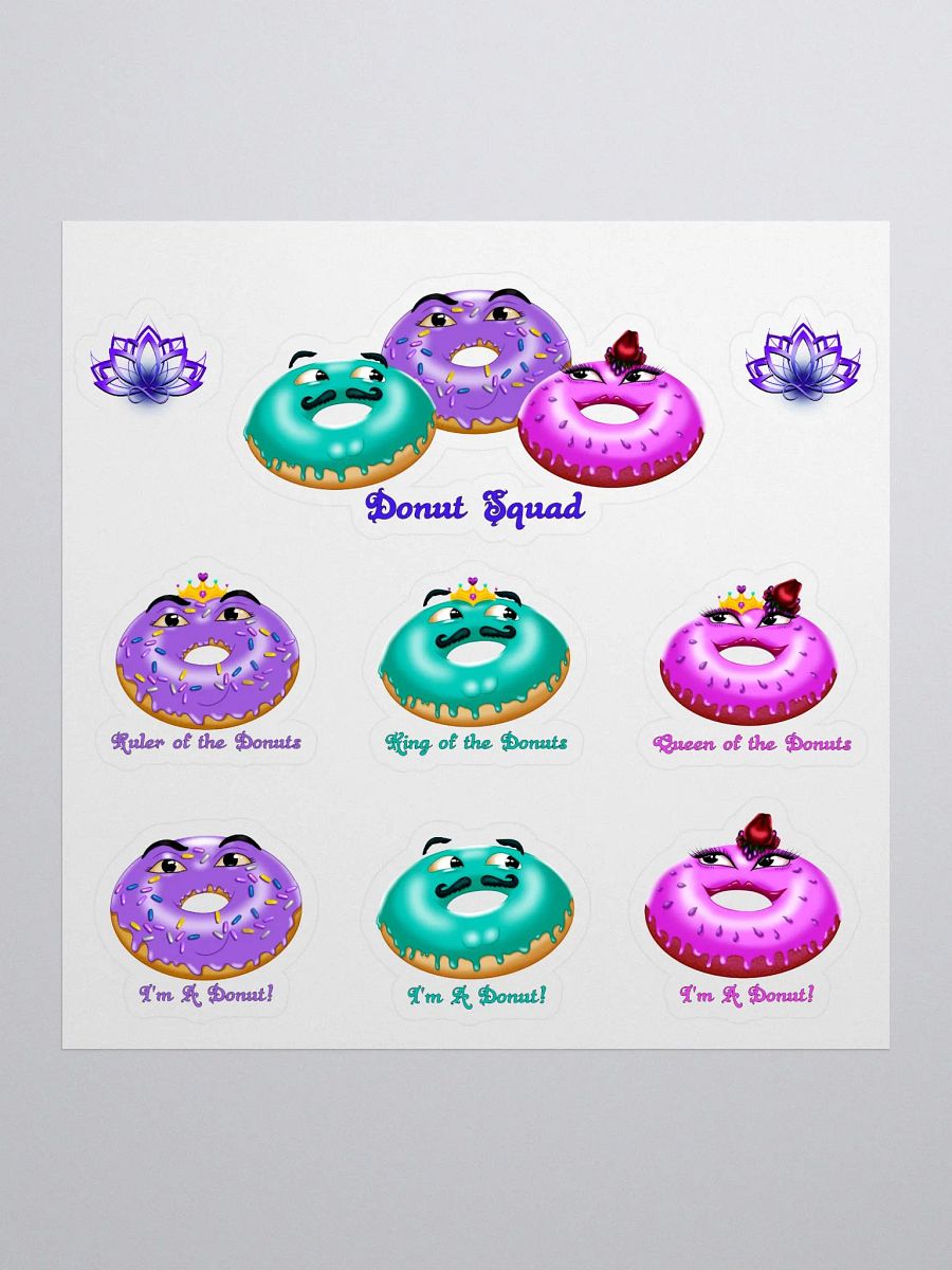 Mini Donuts KissCut Stickers product image (1)