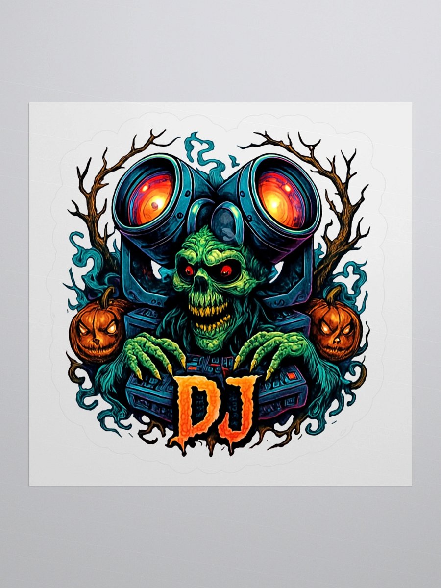 Theatrically Jerry: Halloween Series "DJ Monster" Kiss Cut Stickers product image (1)
