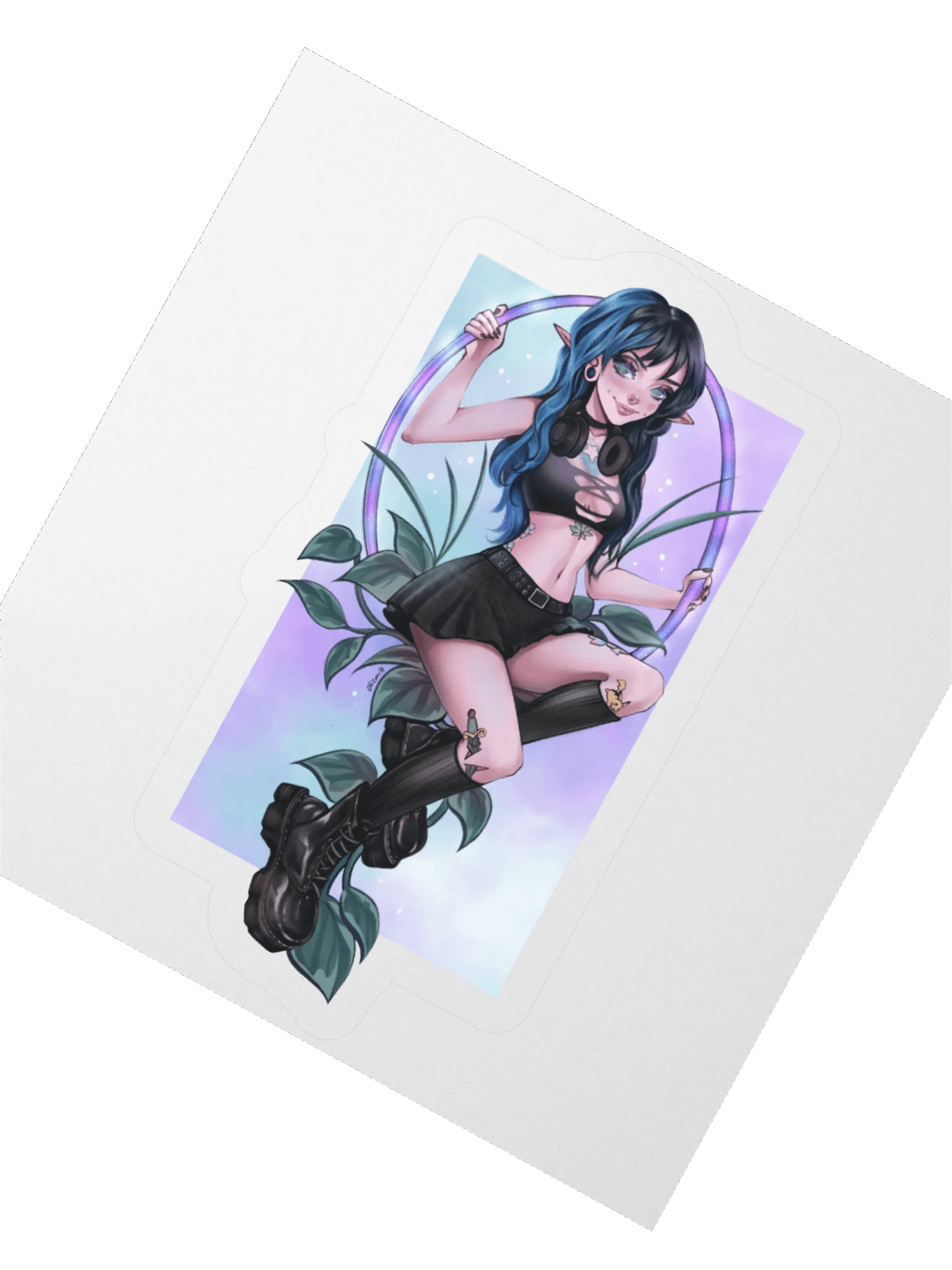 Elf Maxx Hoop Dance Kiss Cut Stickers product image (5)
