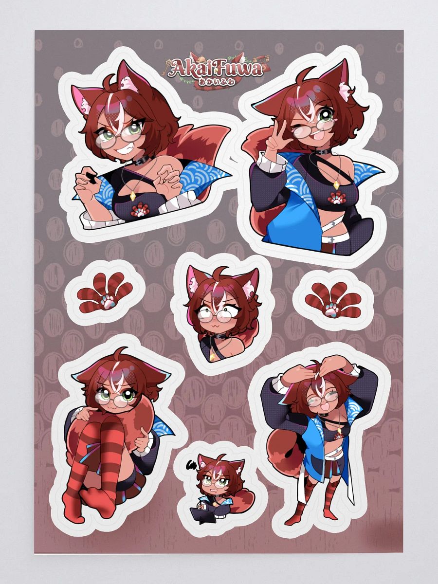 Akaifuwa Sticker Sheet 2 product image (3)