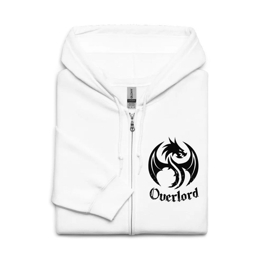Overlord Heavy Blend Zip Hoodie (Black) product image (3)