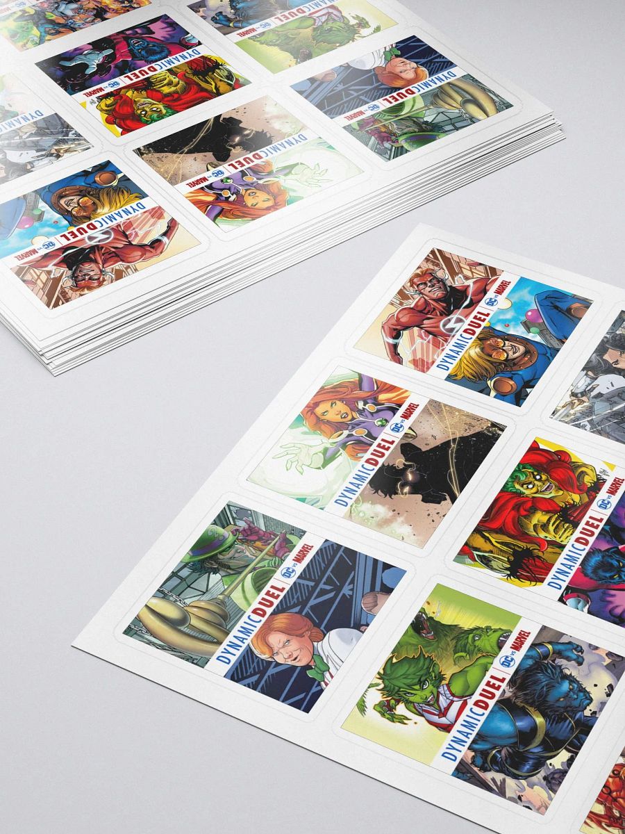 Dynamic Duel Episode Cover Stickers - Series 8 product image (5)