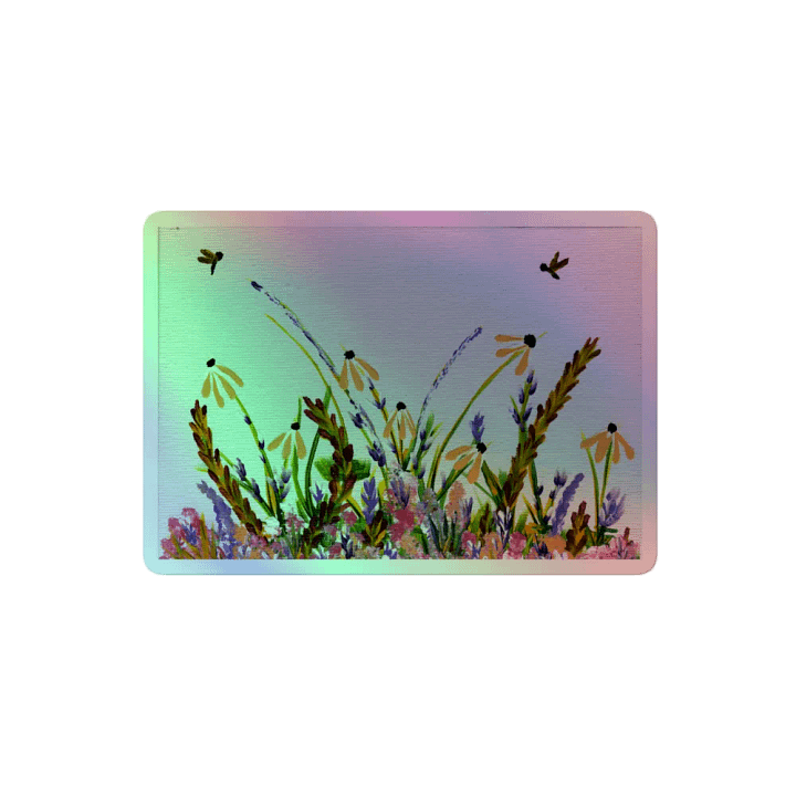 Enchanted Wildflower Holographic Sticker Set product image (2)