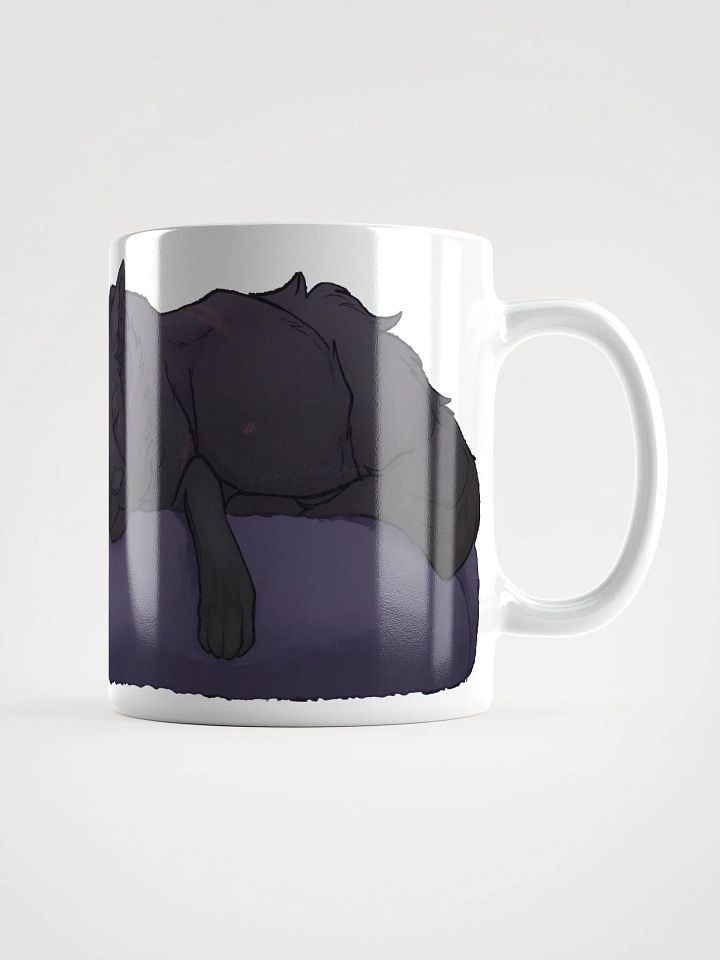 "The Slumbering Wolf" White Mug product image (1)