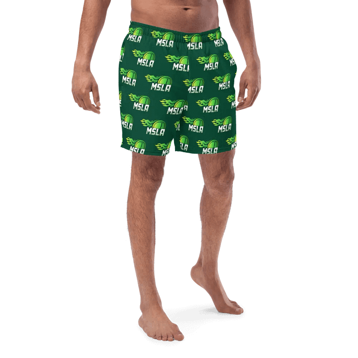MSLA Green Swim Trunks product image (1)