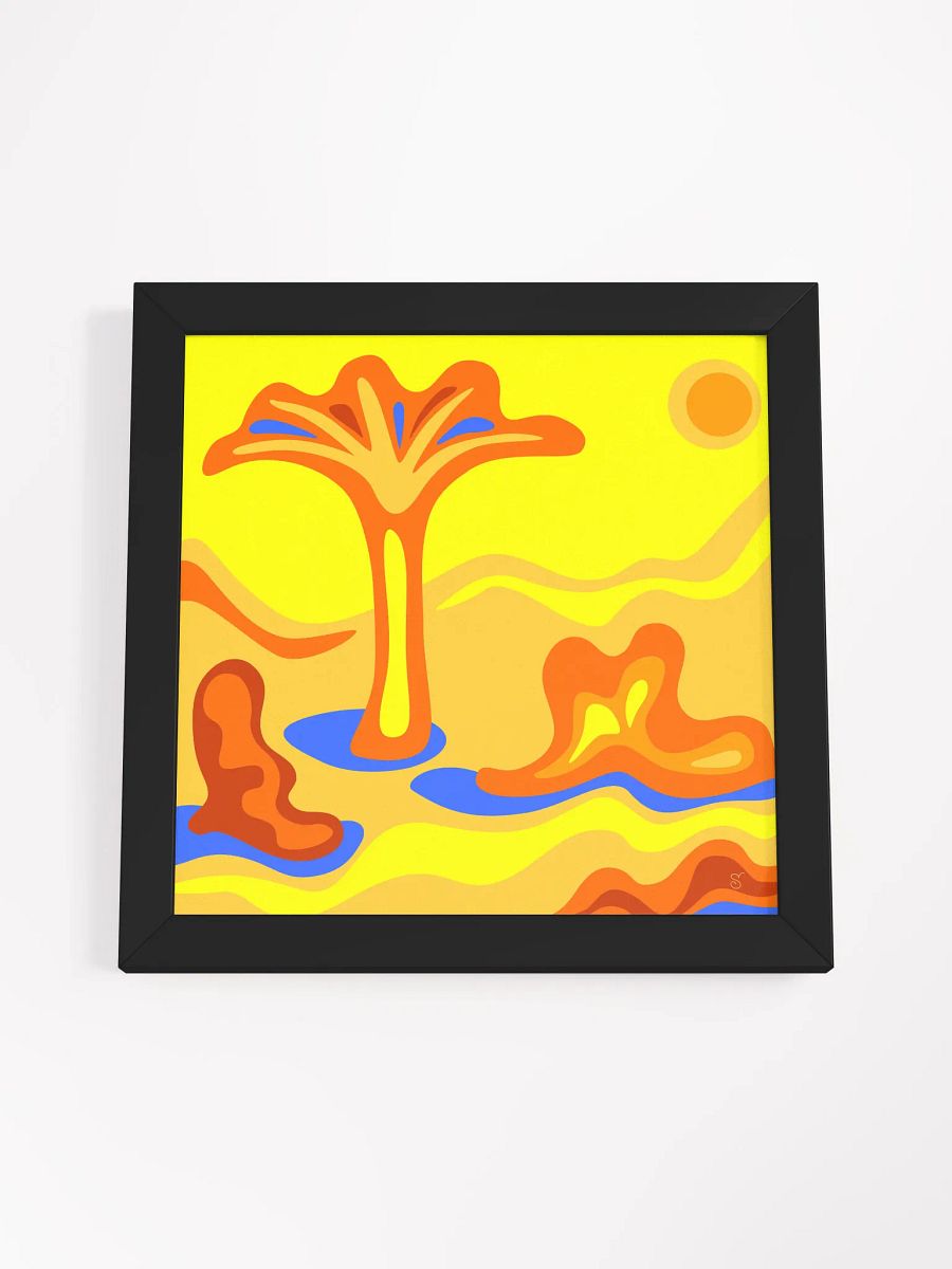 Desert Dreams Framed Art Poster - Abstract Landscape No. 7 product image (58)