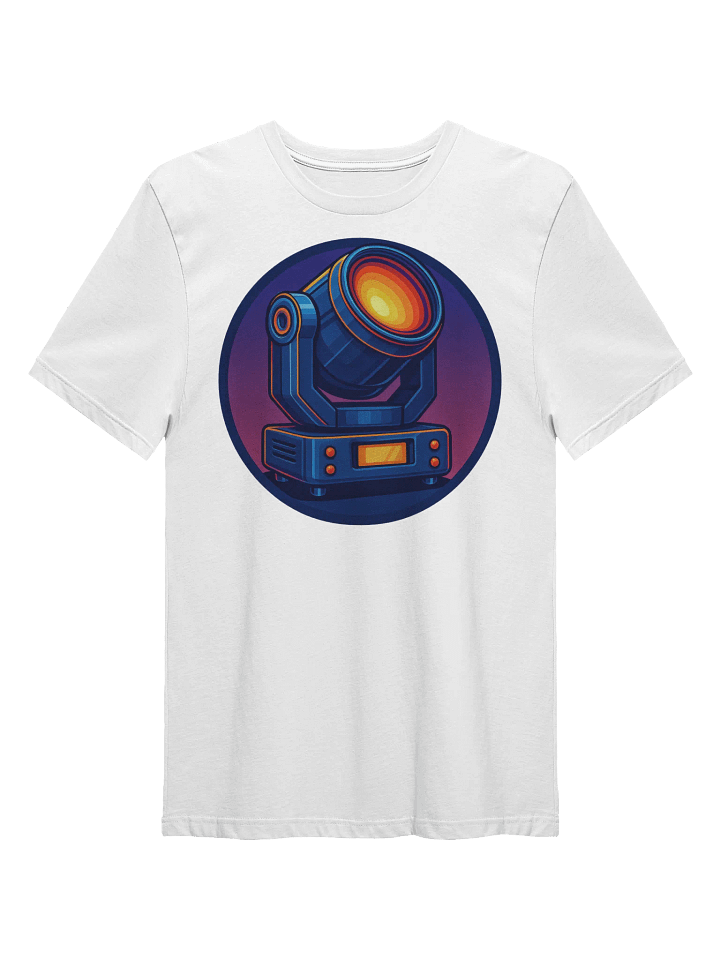 Theatrically Jerry: Colorful Mover Moving Head Light White T-Shirt product image (1)