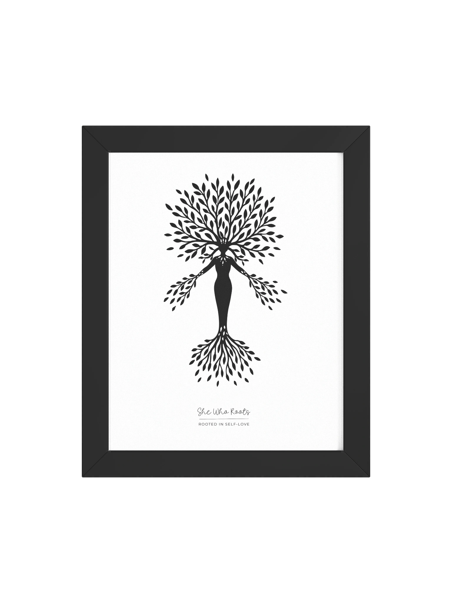 She Who Roots (Divine Feminine Series, Print 1) – Rooted in Self-Love | Tree of Life Art Print product image (7)