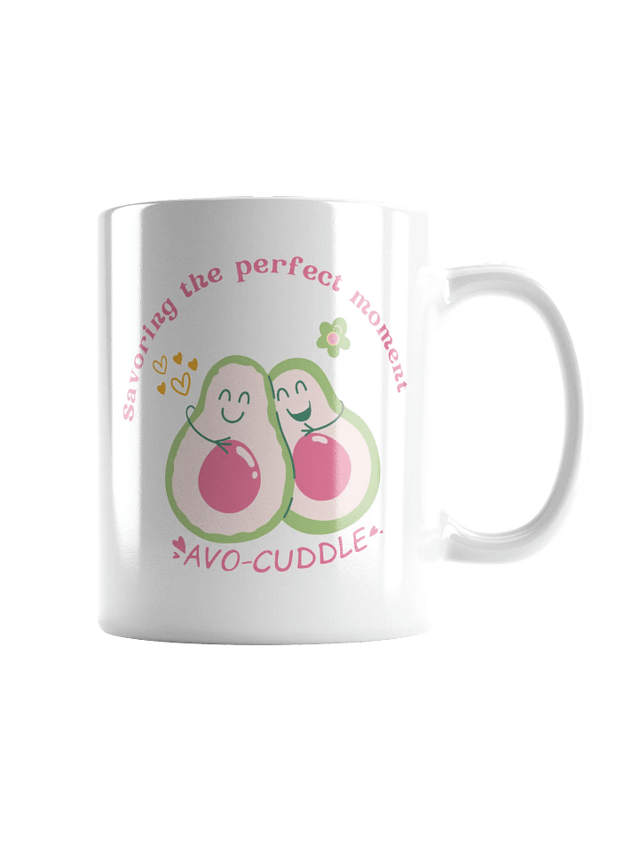 Savoring the Avo-Cuddle Moment Mug – Cute Avocado Mug for Coffee, Tea, or Hot Chocolate product image (1)