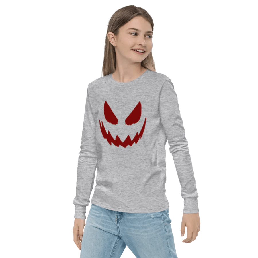 Mischievous Grin Youth Long Sleeve T-Shirt product image (22)
