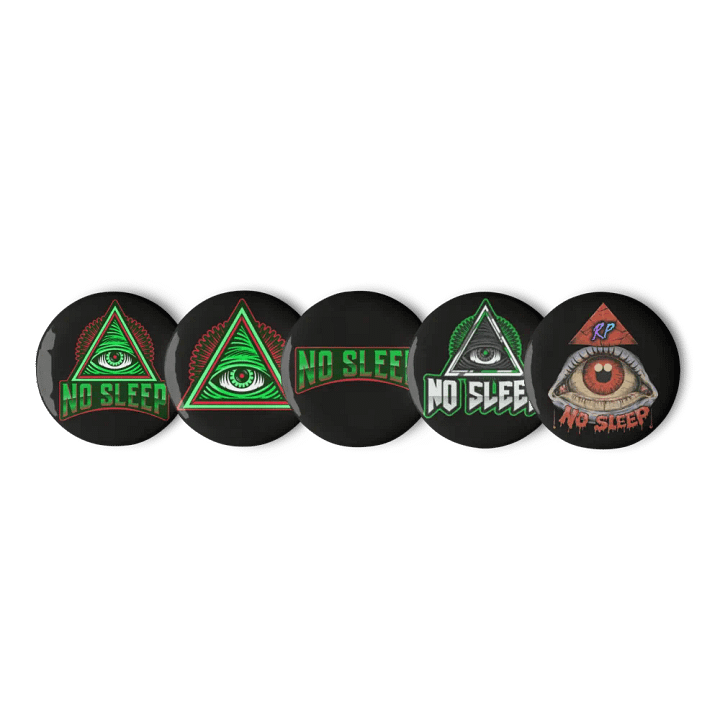 NOSLEEPRP Buttons/Pins product image (1)