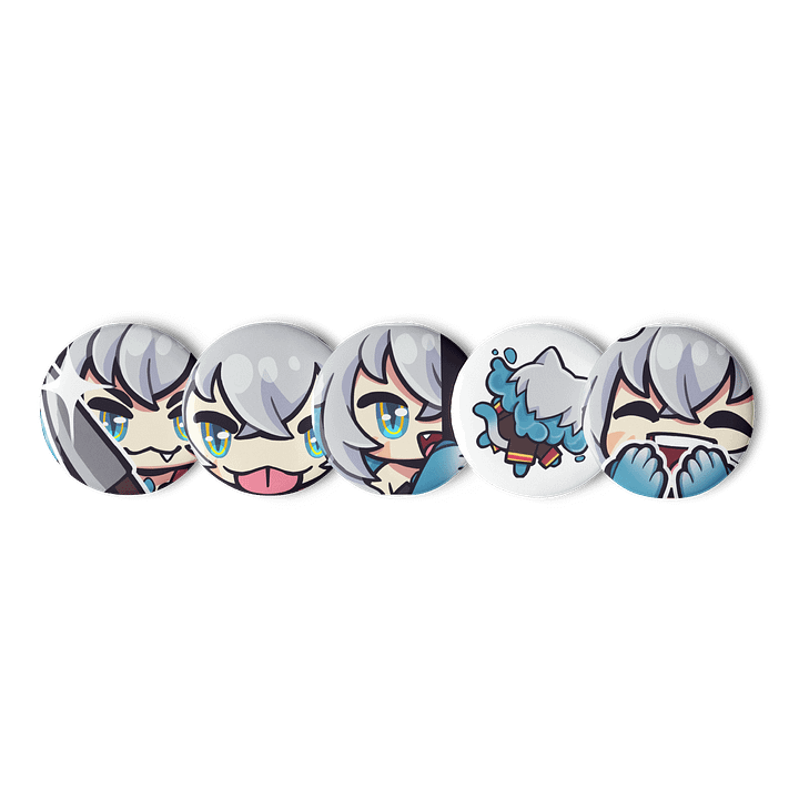 Captain Dandyfloss Emoji Badges product image (1)