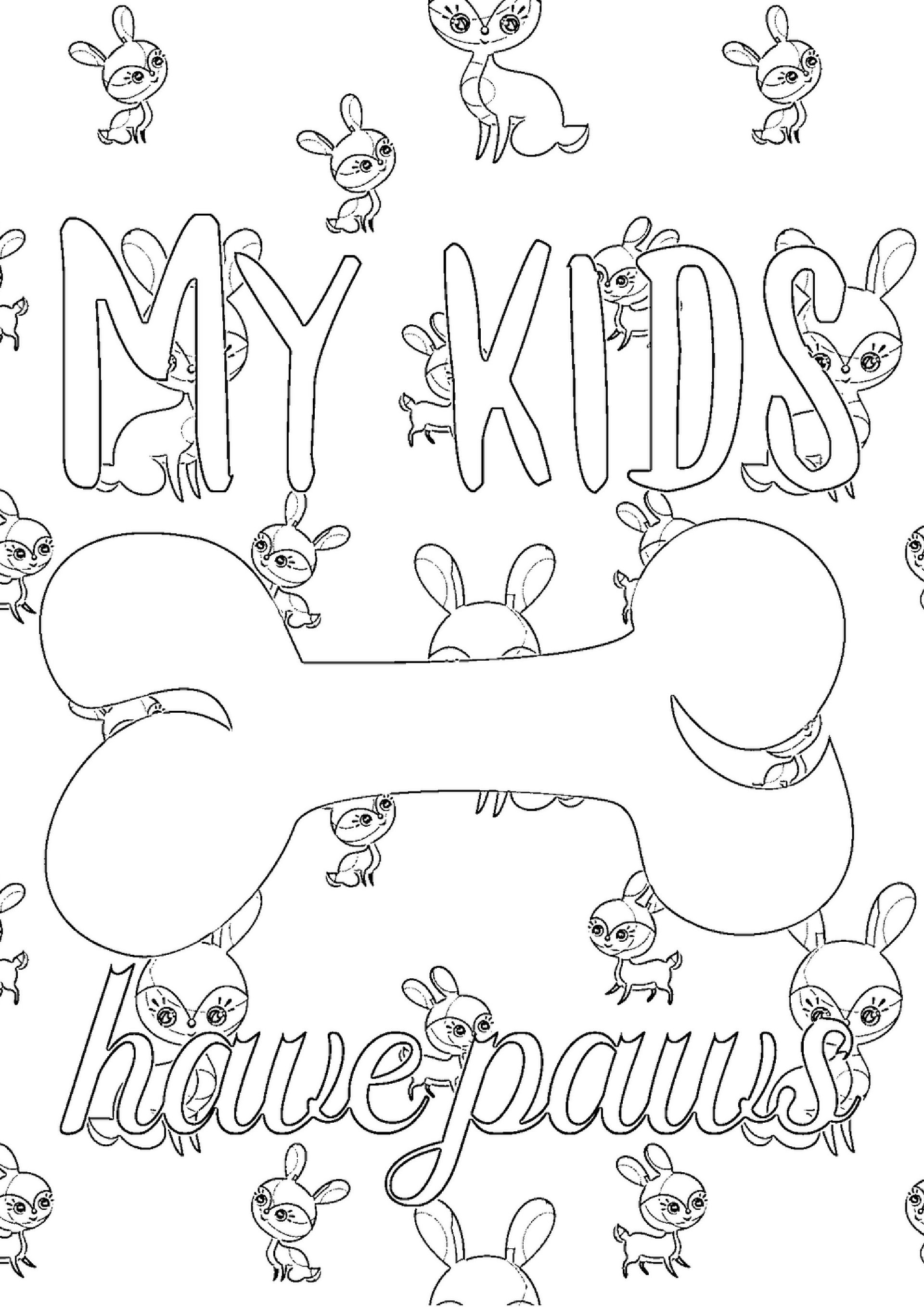 Pet Mom Life Quotes Coloring Book-30 pages product image (7)
