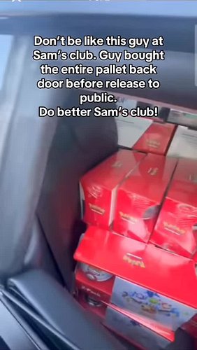 😡 Some shady stuff going down at @samsclub @walmart with their Pokemon drops! 😡 An entire pallet sold off hours to one person...