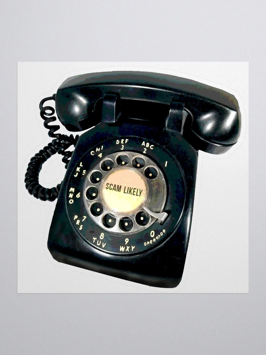 Scam Likely Vintage Phone Sticker product image (1)