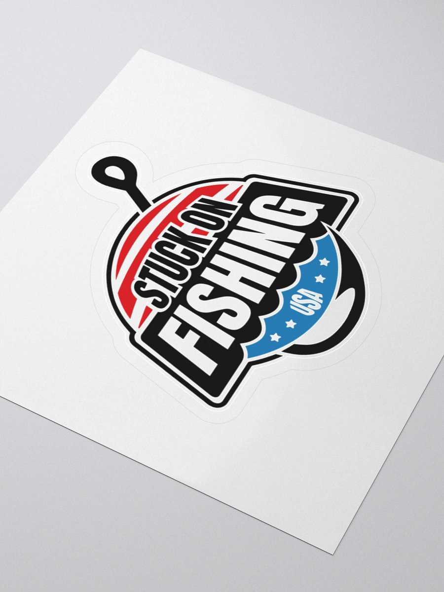 Stuck on Fishing Sticker product image (3)