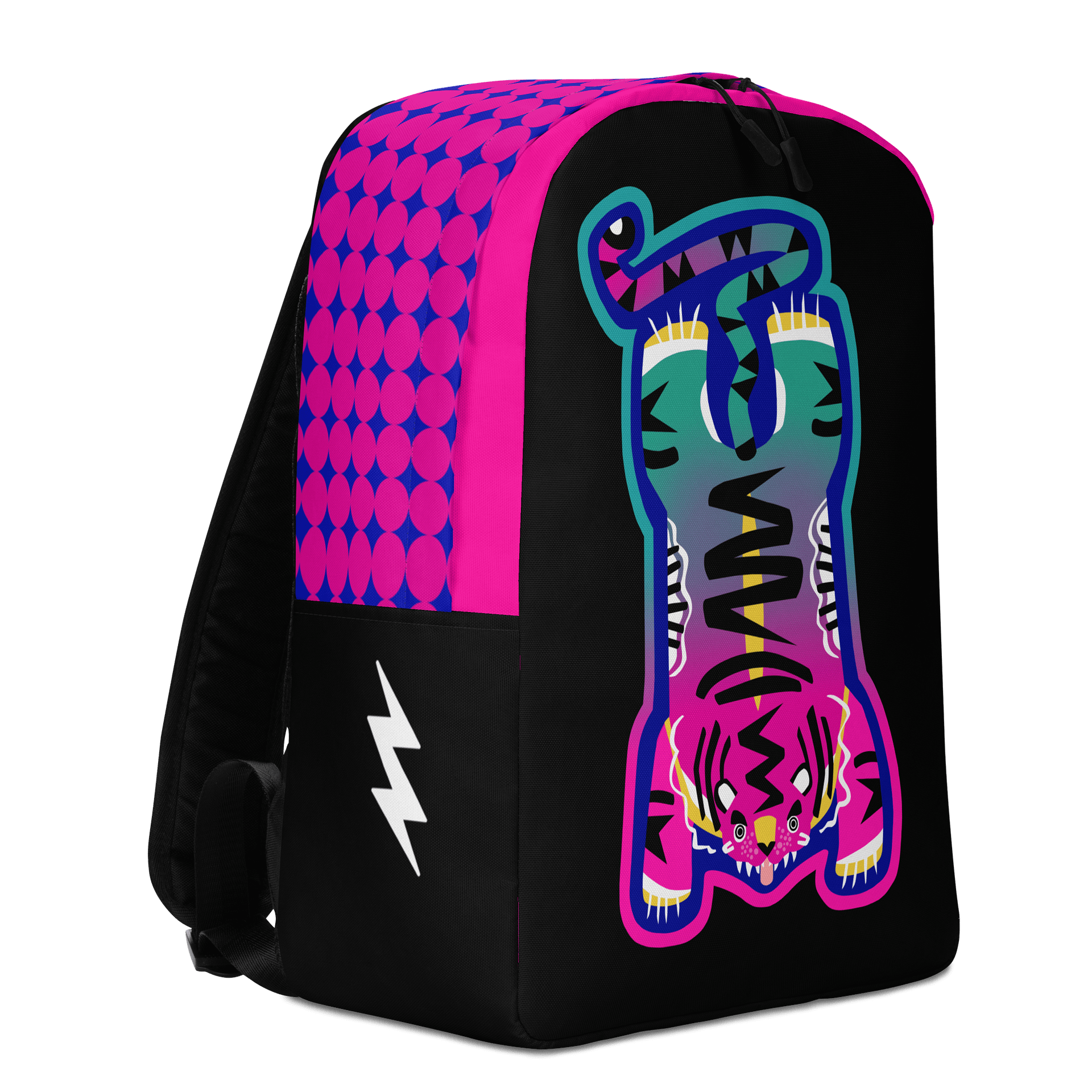 Pink and Black Tiger Backpack - Electric Tiger Club product image (2)