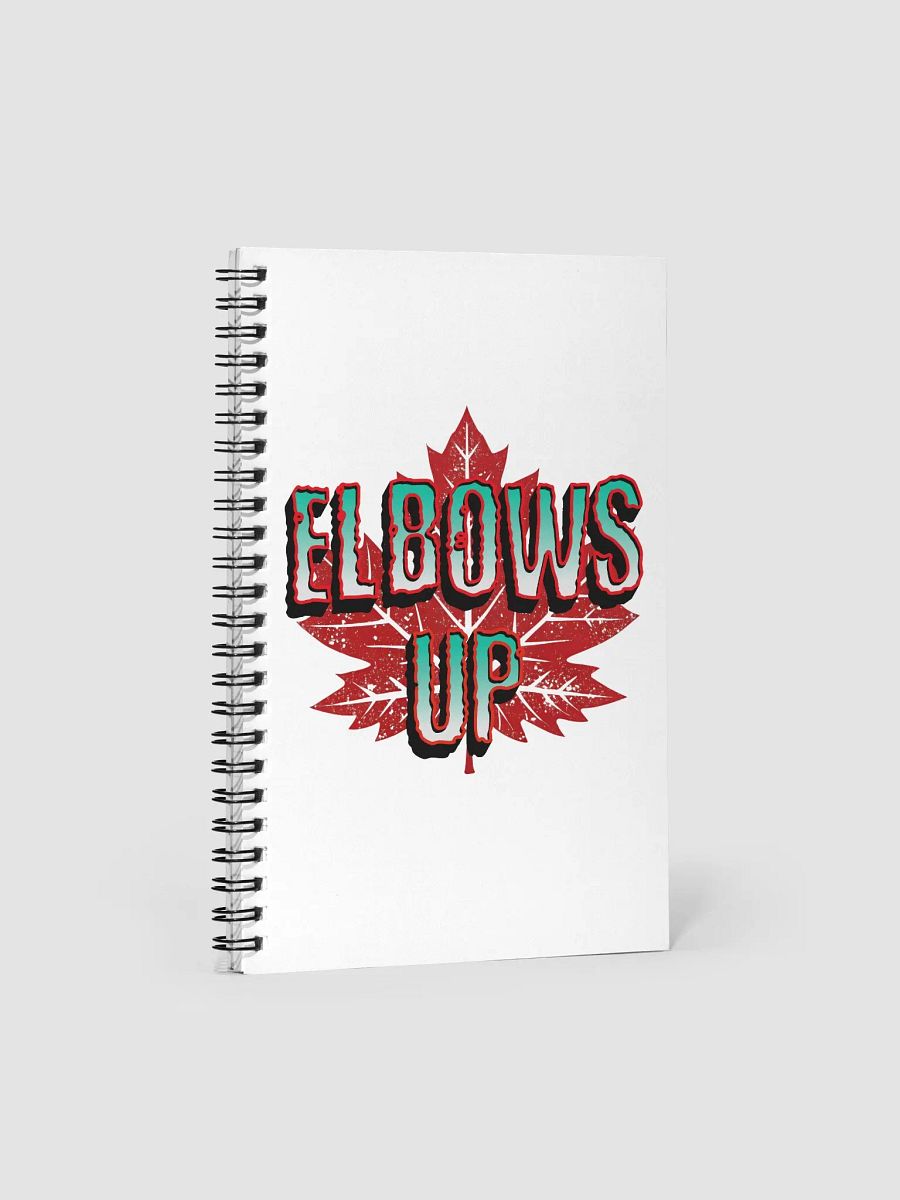 Elbows Up Maple Leaf Spiral Notebook product image (2)