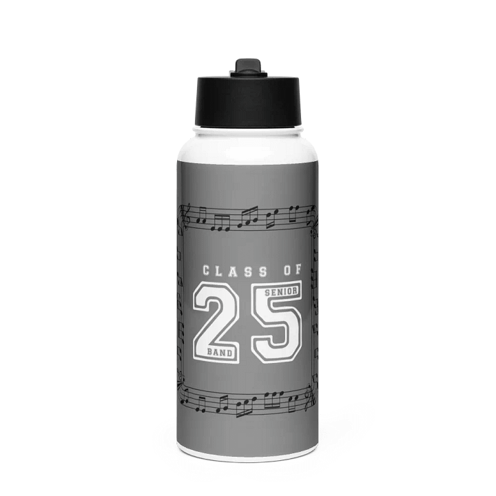 Class of 25 Band Senior Water Bottle product image (1)