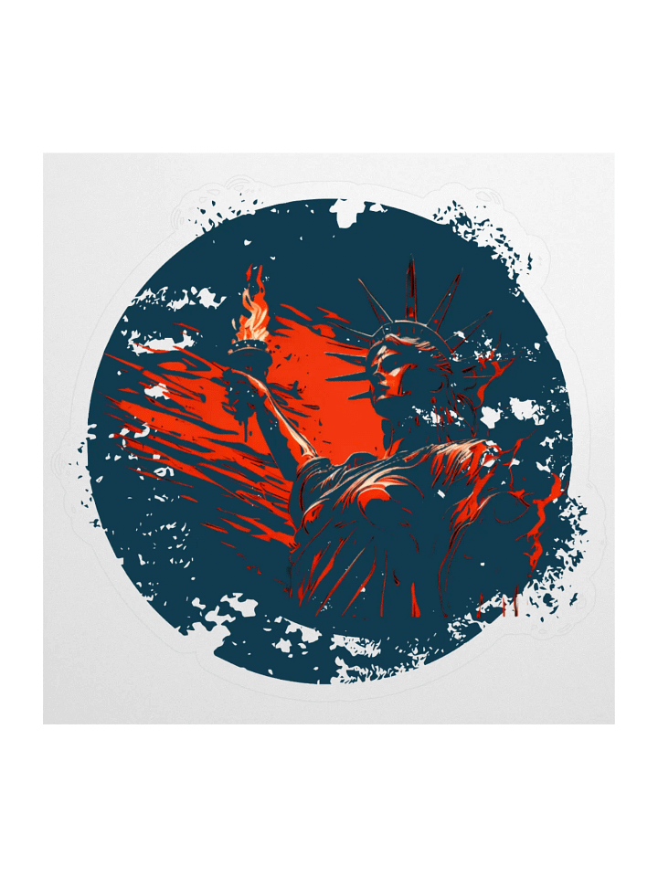 Lady Liberty's Radiance Sticker product image (1)