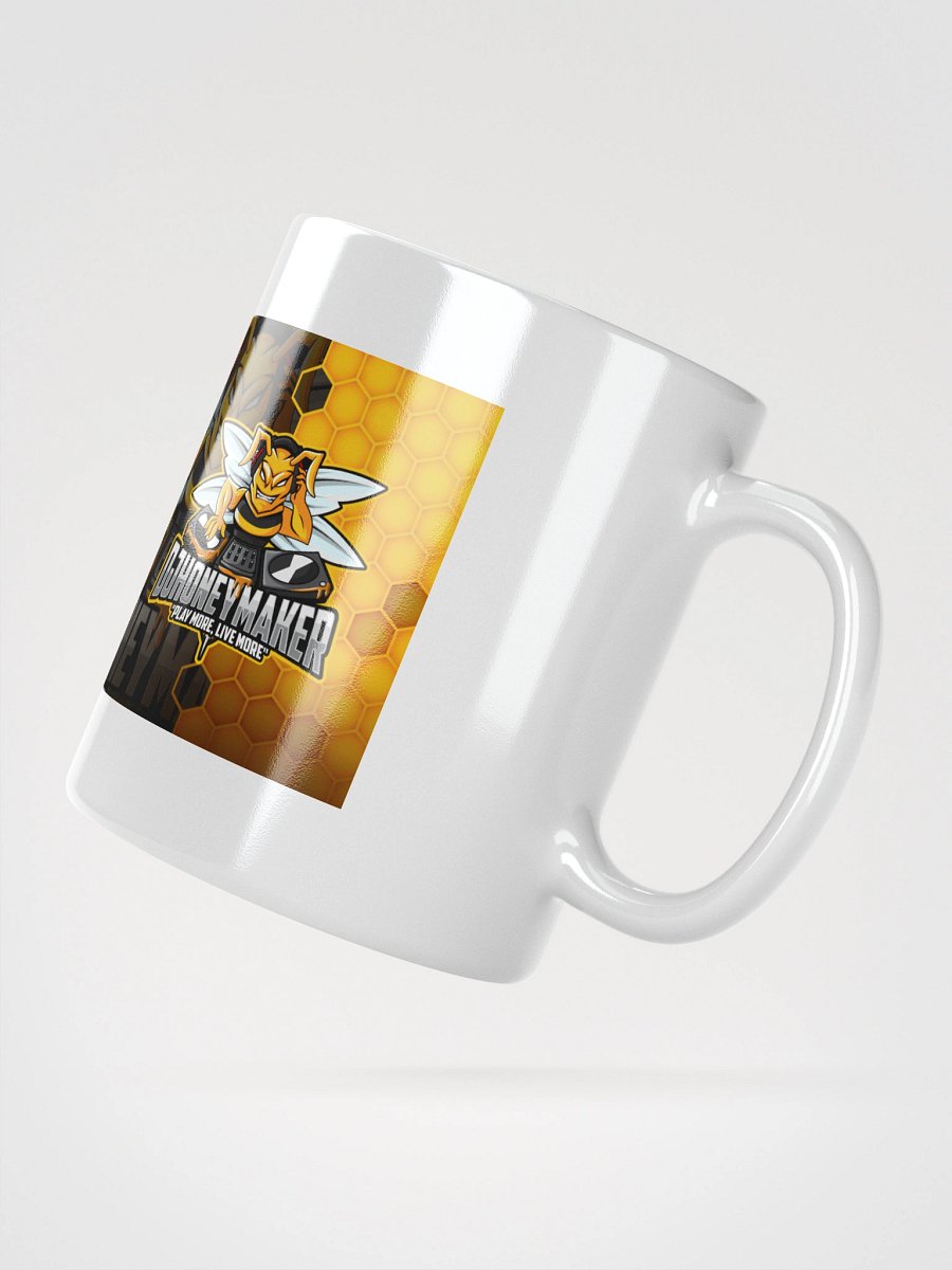Logo With Texture White Glossy Mug product image (6)