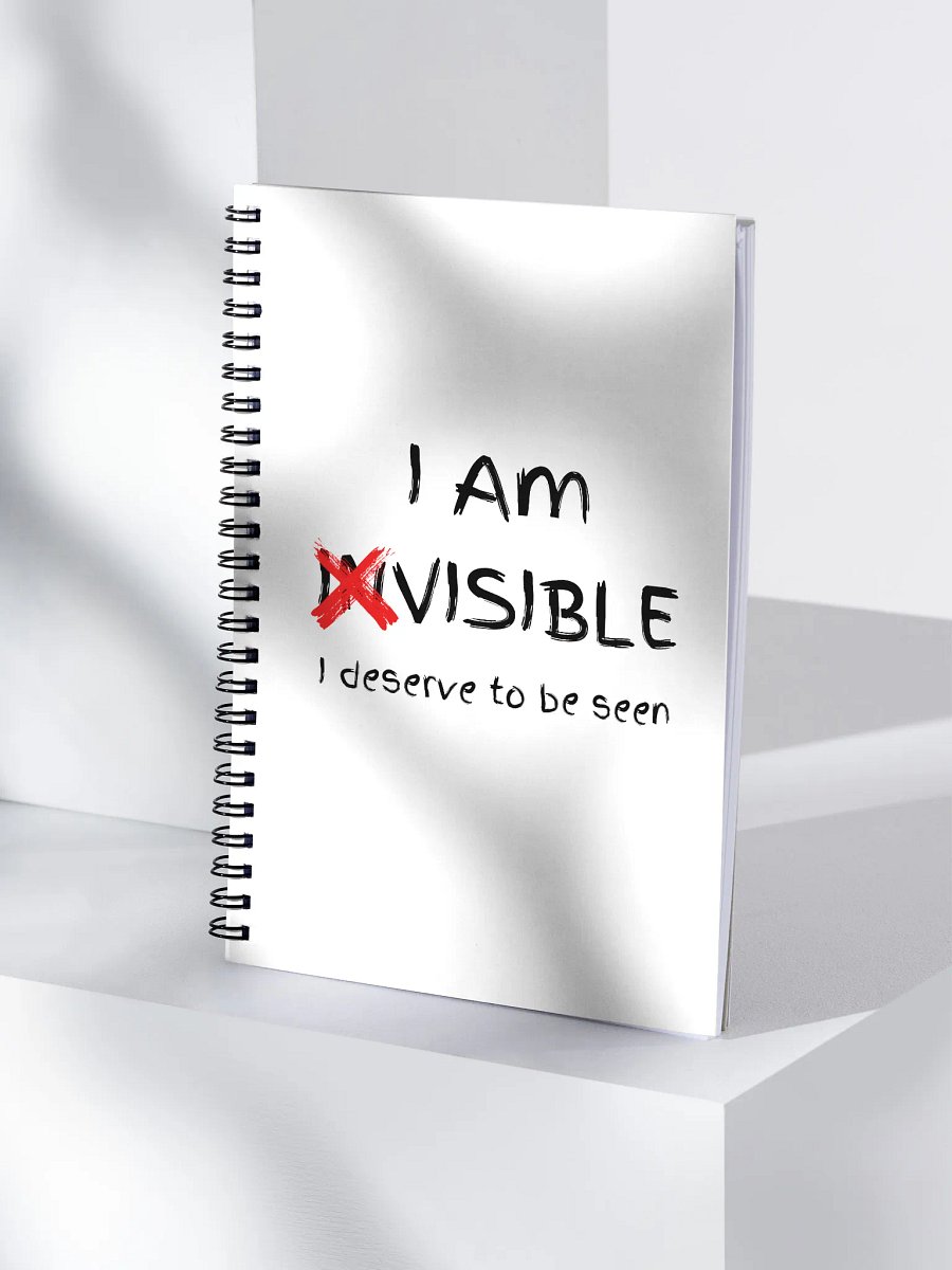 I Am Visible Spiral Notebook product image (4)