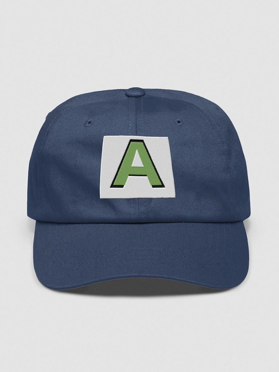 Green A Initial Classic Dad Hat product image (2)
