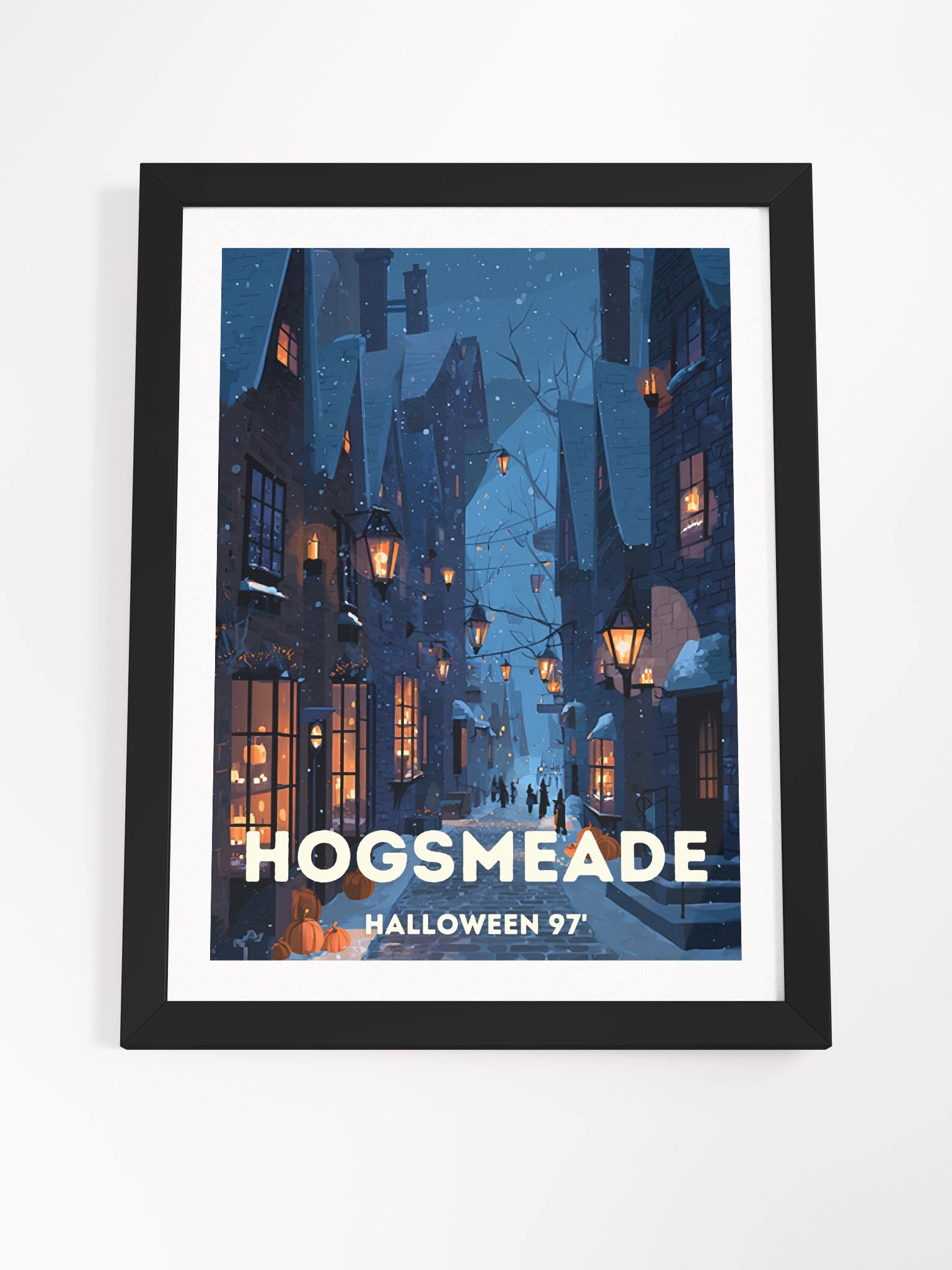 Hogsmeade Village Halloween Fall Vintage Travel Poster product image (4)