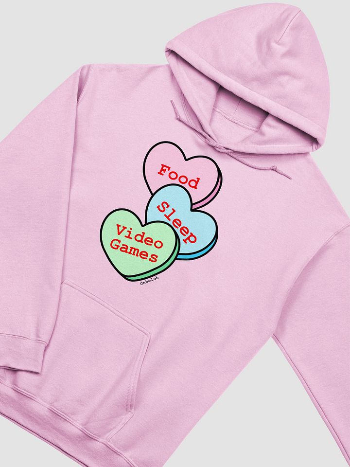 Gamer Candy Hearts Hoodie - *S-5XL* product image (1)