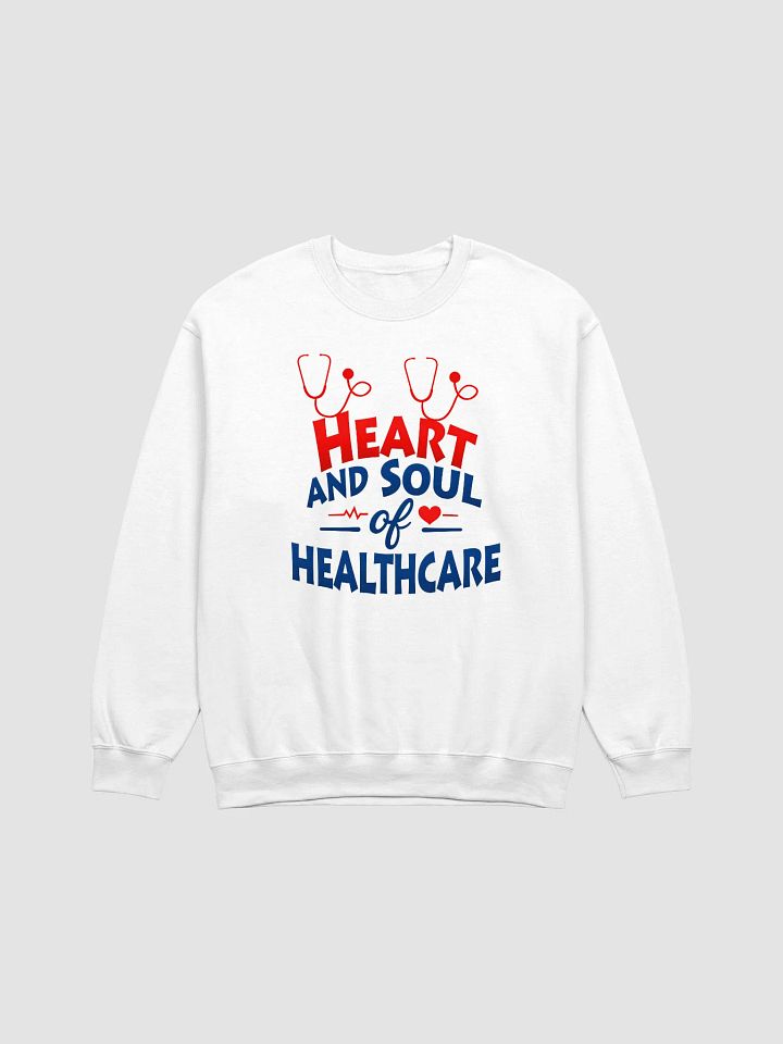 Heart and Soul of Healthcare Crewneck Sweatshirt product image (1)