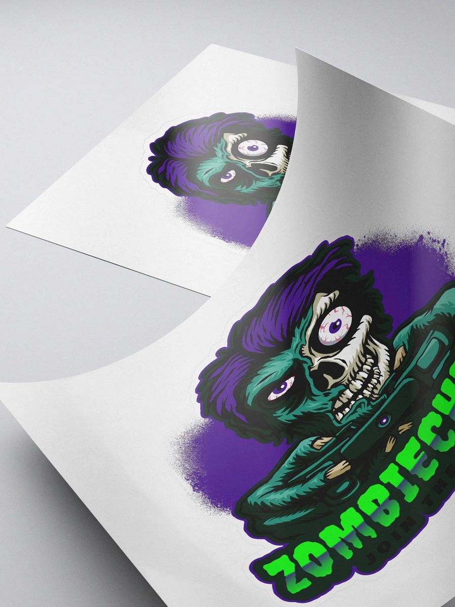 Zombiechef sticker (white) product image (4)