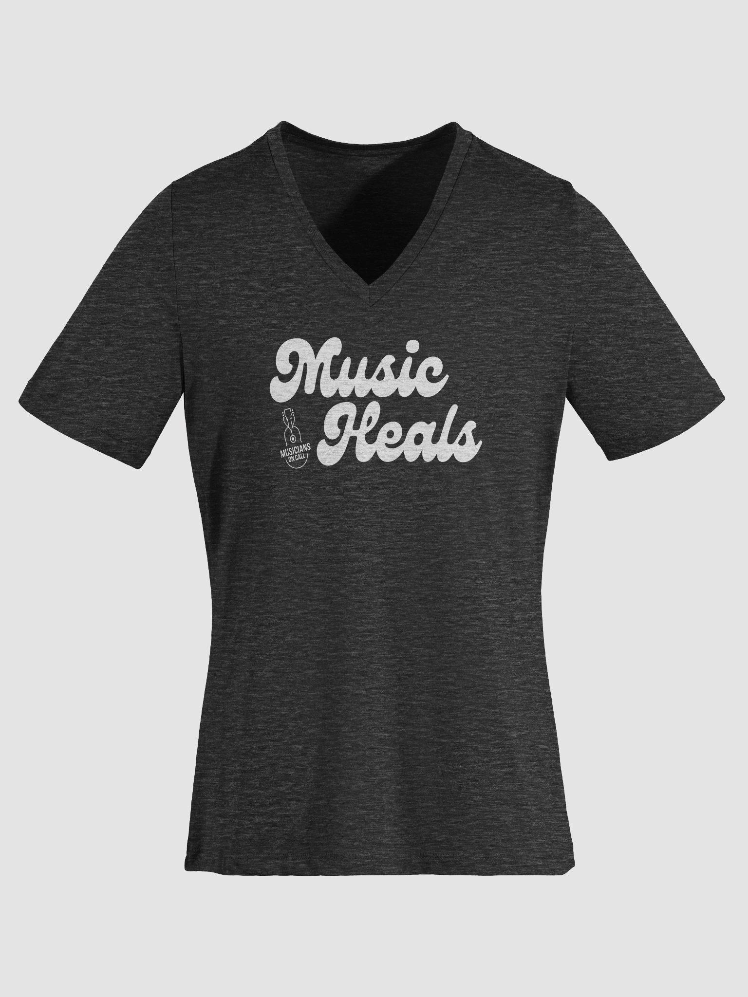 Music Heals V-Neck Tee product image (3)