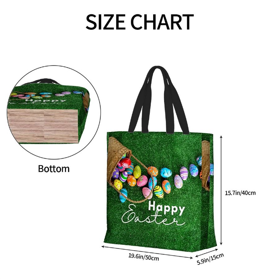 Easter Bag (Reusable tote bag) #Easterbasketalternative#Easteregghunt product image (8)