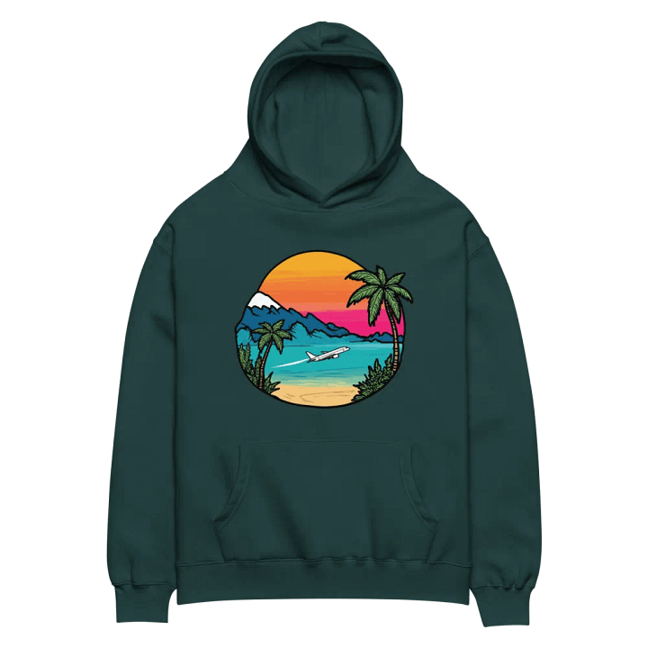 AS Colour Unisex Premium Oversized Hoodie | AI-Designed Symbols of Adventure product image (2)