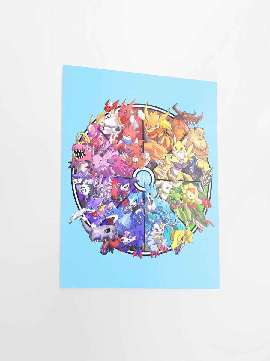 Digimon Colour Wheel Poster product image (3)