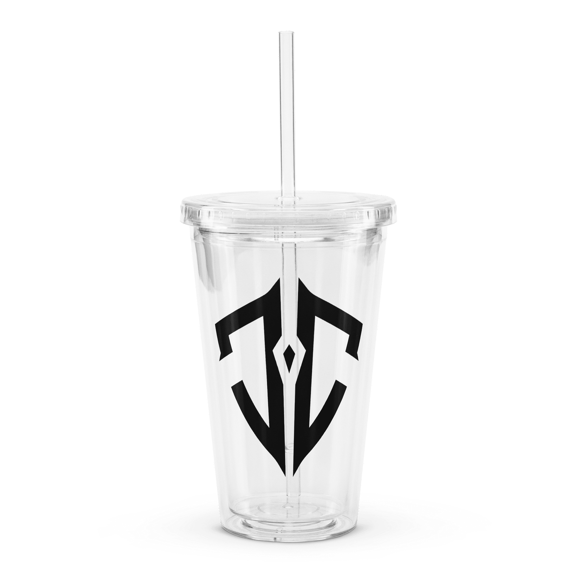 Double Wall Plastic Tumble - Clear product image (1)