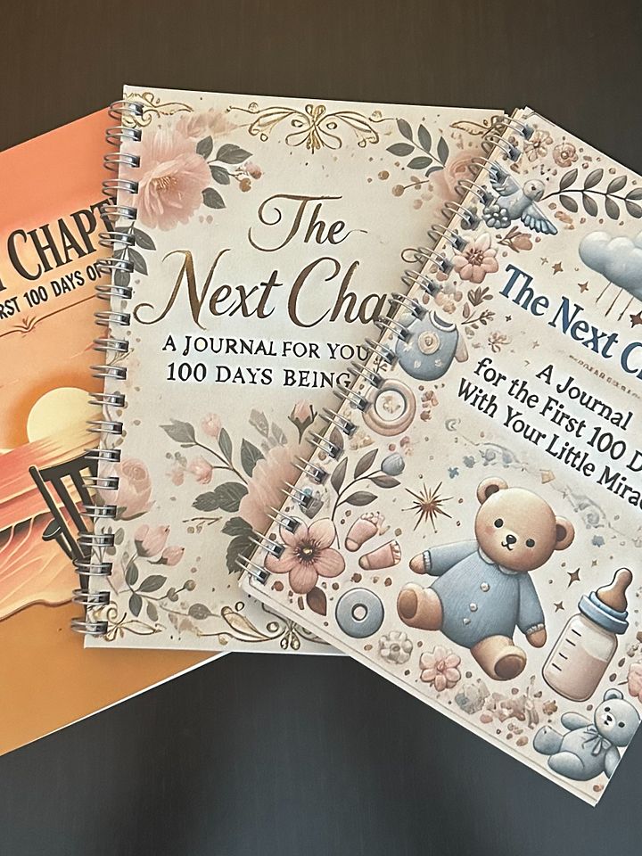 The Next Chapter: A Journal for the First 100 Days With Your Little Miracle product image (2)