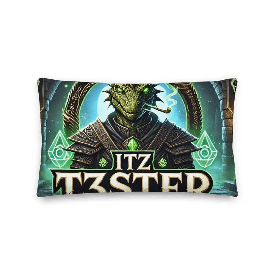Mystical Reptilian Portal Premium Pillow product image (2)