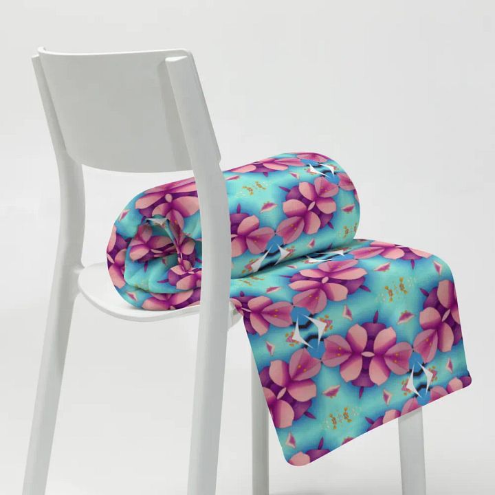 Blush & Bloom Throw Blanket product image (1)