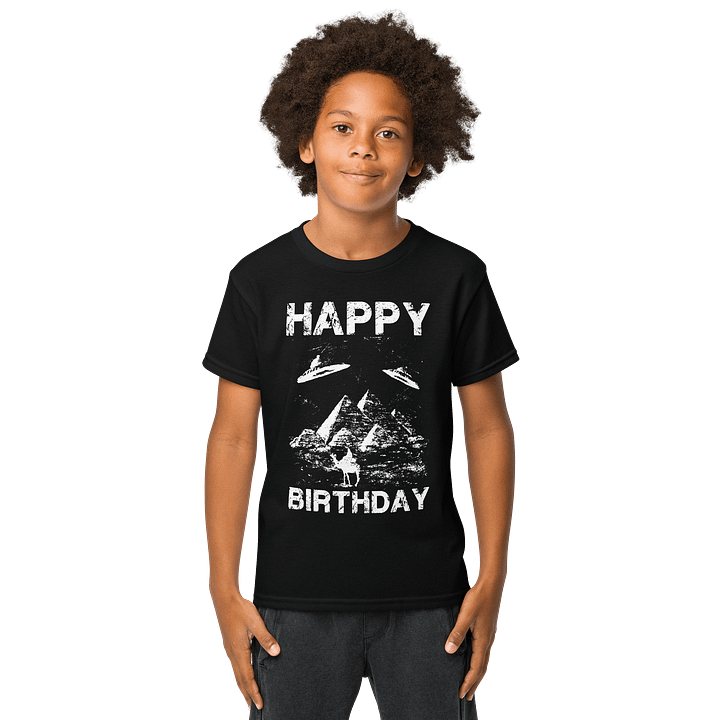 Happy Birthday (UFO Egypt) T-Shirt For Kids product image (1)