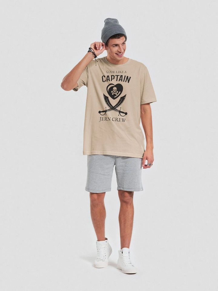 Code like a Captain Basic T-Shirt M product image (1)